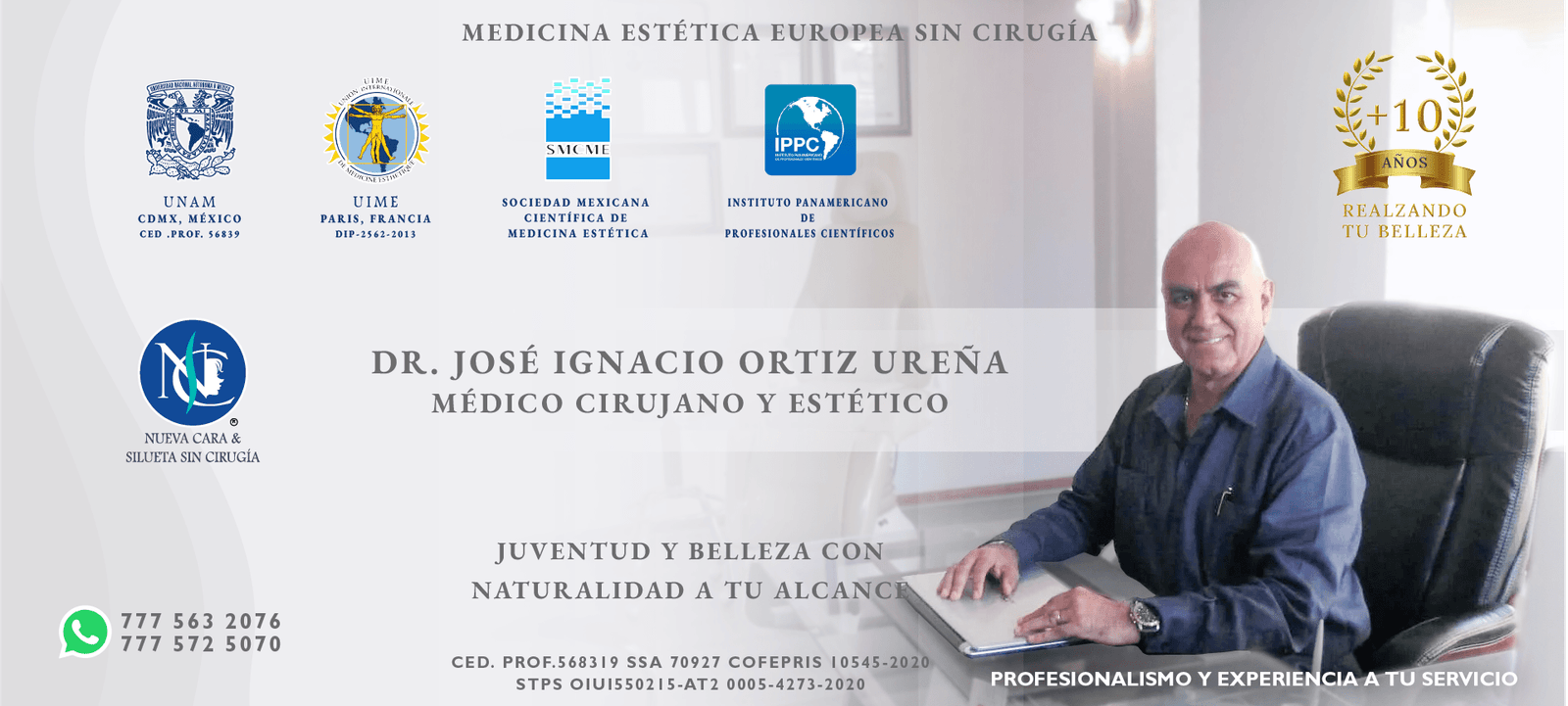 Nueva Cara & Silueta sin Cirugía | Dr. José Ignacio Ortiz Ureña, médico cirujano estético en Cuernavaca | Médico cirujano estético en Cuernavaca | Dr. José Ignacio Ortiz Ureña especialista en estética | Rejuvenecimiento facial sin cirugía en Cuernavaca